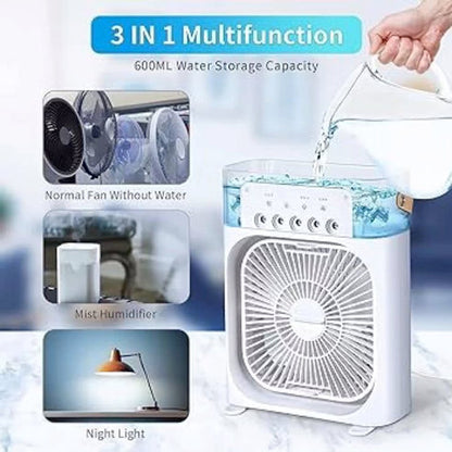 Cooling Fan with Ice