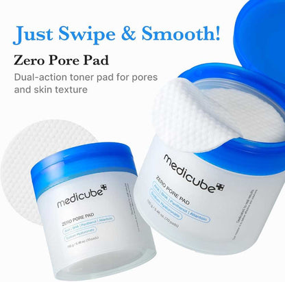 Medicube Dual-Textured Facial Toner Pads | ميديكيوب – فوط تونر للوجه مزدوجة الملمس