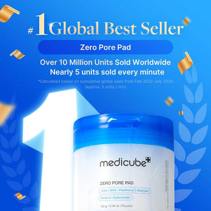Medicube Dual-Textured Facial Toner Pads | ميديكيوب – فوط تونر للوجه مزدوجة الملمس
